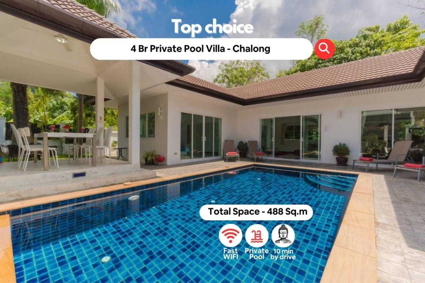 Phikun 4 Bedroom Private Pool Villa Chalong Exterior photo